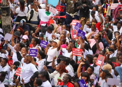 Kenya: Women on streets protesting gender-based violence and femicide