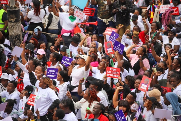 Kenya: Women on streets protesting gender-based violence and femicide