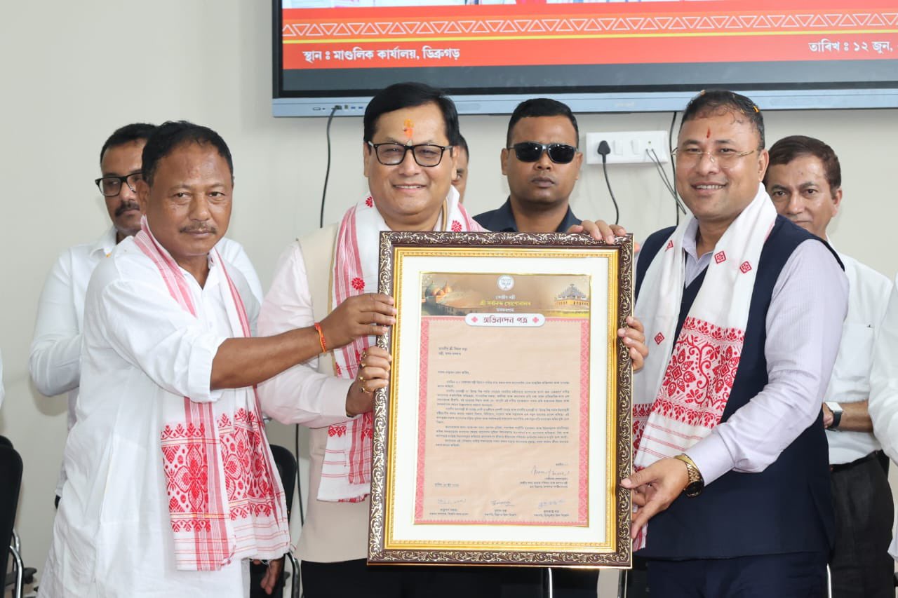 ডিব্ৰুগড়ৰ ছটা বিধানসভা সমষ্টিৰ পৰা নিৰ্বাচিত বিধায়কক সম্বর্ধনা