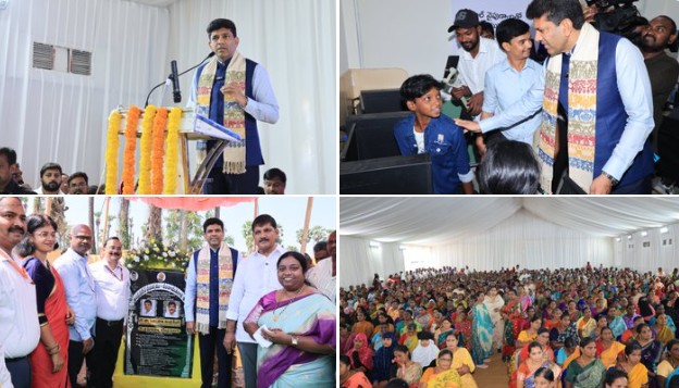 आंध्र प्रदेश: केन्‍द्रीय मंत्री डॉ. पेम्मासानी चंद्र शेखर ने गुंटूर जिले में समृद्धि केंद्र का उद्घाटन किया