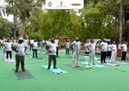 KVIC Celebrates 12th International Yoga Day