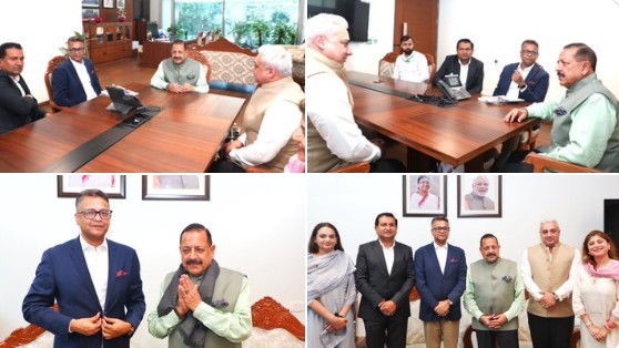 ब्रिक्स सीसीआई के प्रतिनिधिमंडल ने विज्ञान और प्रौद्योगिकी मंत्री डॉ. जितेंद्र सिंह से मुलाकात की