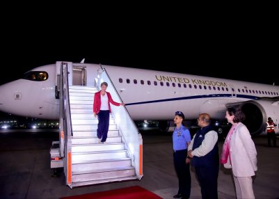 UK Secretary of State Yvette Cooper arrives in India on two-day visit