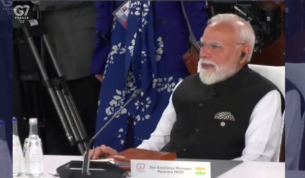 PM Modi participates in G7 working session on Inclusive and Sustainable Economic Growth in Evian, France