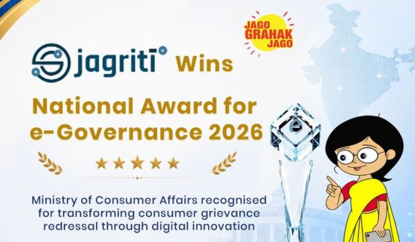 Department of Consumer Affairs’ E-Jagriti platform wins National Awards for e-Governance 2026