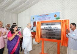 HM Shah inaugurates ‘Sabareesam’ building at Ayyappa Temple complex in R K Puram, New Delhi