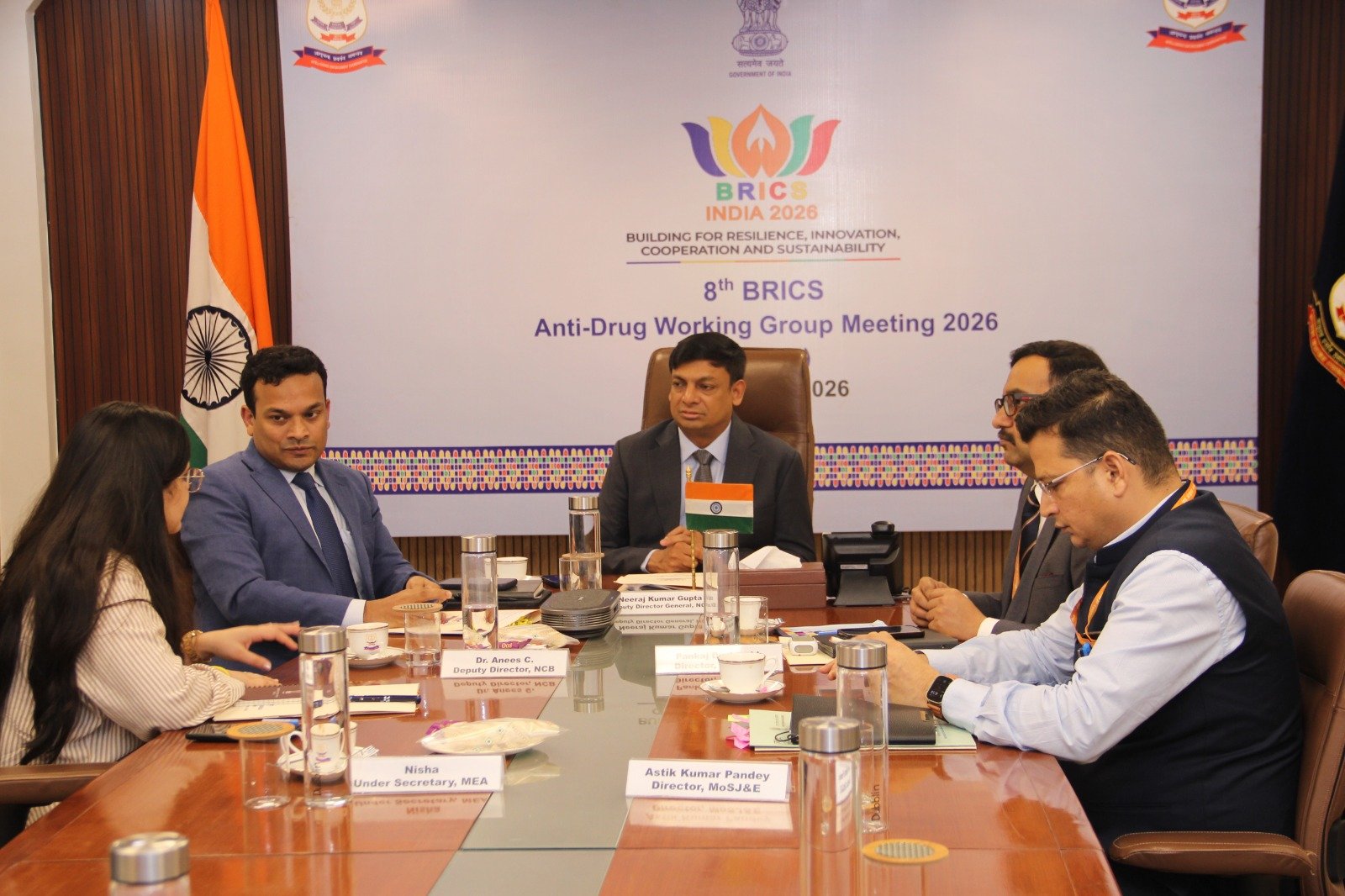 8th BRICS Anti-Drug Working Group Meeting held virtually under India’s BRICS Presidency