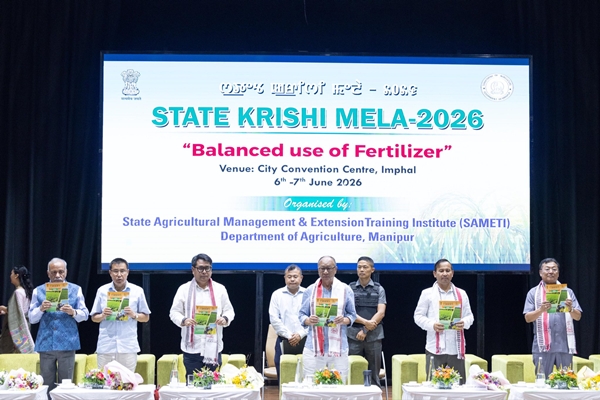 Manipur CM Yumnam Khemchand Singh advocates use of organic fertilisers at State Krishi Mela 2026
