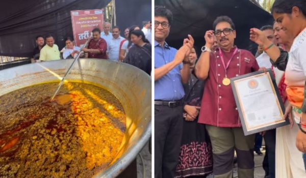 World Poha Day: Chef Vishnu Manohar sets world record by preparing 3,000 kg Tarri Poha