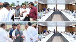 গুৱাহাটী চিকিৎসা  মহাবিদ্যালয় আৰু হাস্পতাল চৌহদৰ পুনৰ নিৰ্মাণকাৰ্য-ভূমি জৰীপৰ কাম-কাজ পর্যালোচনা মুখ্যমন্ত্ৰী ড০ হিমন্ত বিশ্ব শৰ্মাৰ