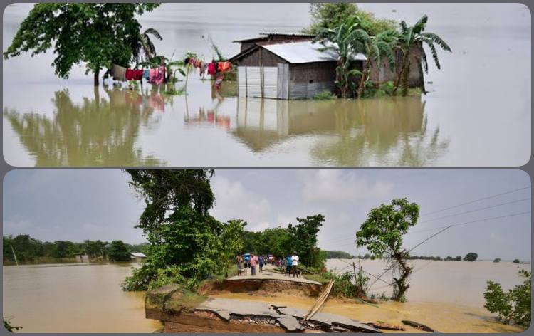 শেহতীয়া বানত ৰাজ্যৰ সাতখন জিলাৰ ৪৫ হাজাৰতকৈও অধিক লোক ক্ষতিগ্রস্ত