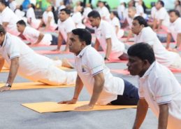 Goa marks International Yoga Day with major event at Shyama Prasad Mukherjee Indoor Stadium