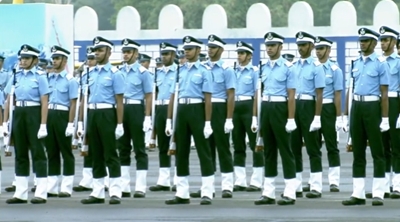 Defence Minister reviews Combined Graduation Parade of 217th Course at Air Force Academy in Hyderabad