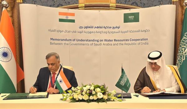 India, Saudi Arabia Sign MoU to Boost Cooperation in Water Resources