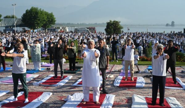 J&K celebrates International Yoga Day with mass participation across Kashmir Valley