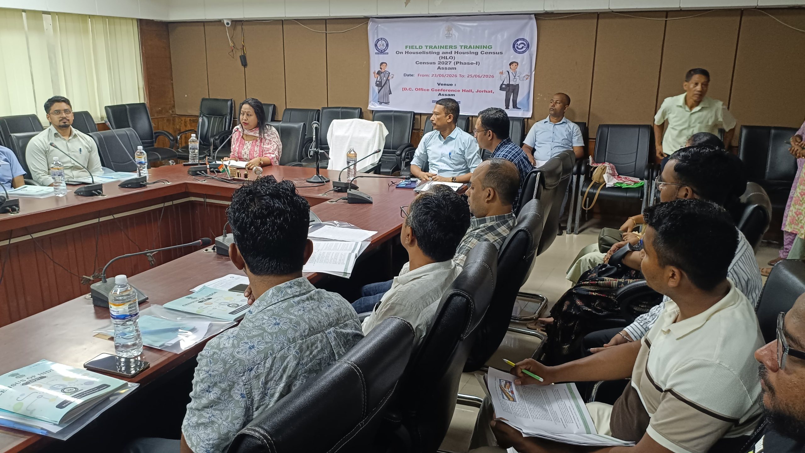ৰাজ্যত জনগণনা ২০২৭ৰ পূৰ্ণগতিত প্রস্তুতি বিভিন্ন জিলা প্ৰশাসনৰ