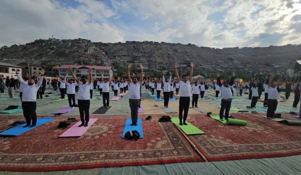 12th International Yoga Day Celebrated Across Kargil