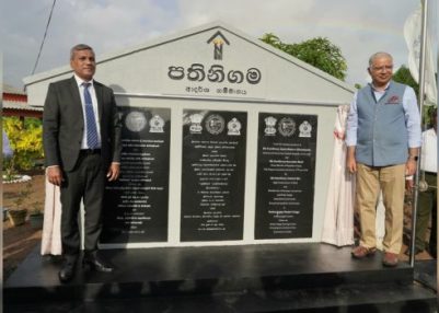 India hands over 24 newly constructed houses in Sri Lanka’s Kurunegala District