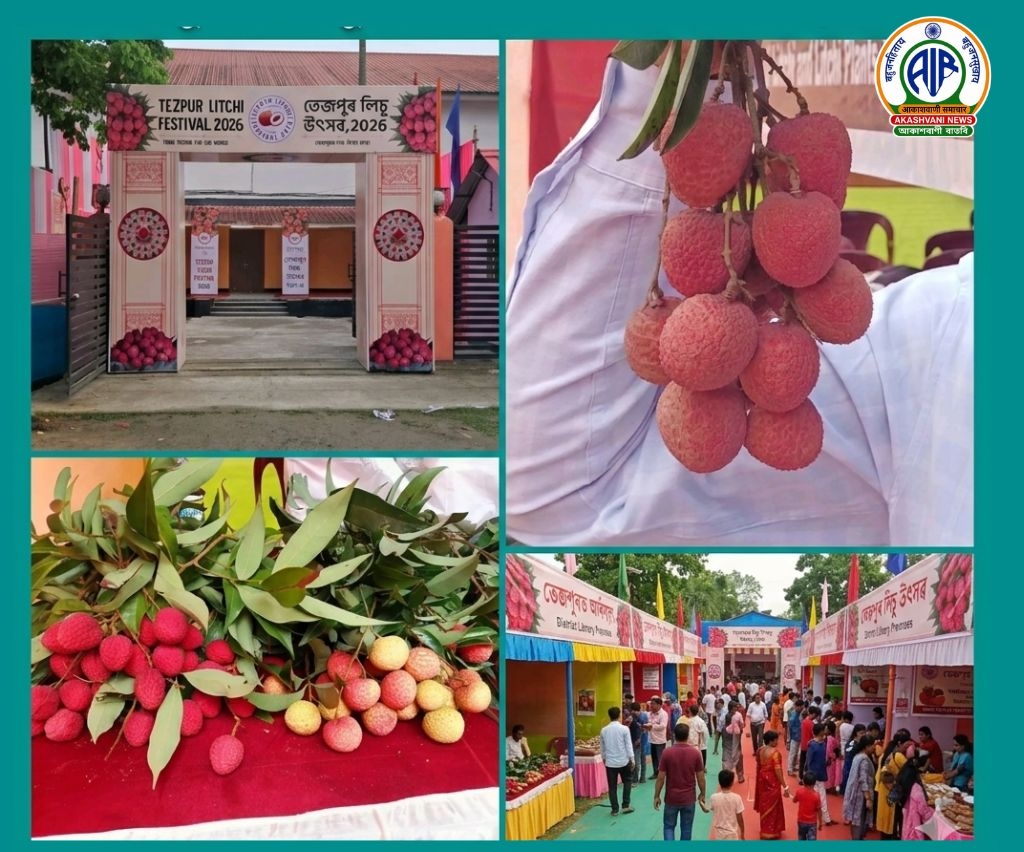 কৃষিজাত আৰু সংসাধিত খাদ্য-সামগ্ৰী ৰপ্তানী উন্নয়ন প্ৰাধিকৰণৰ জৰিয়তে তেজপুৰৰ এক টন সুস্বাদু লিচু ডুবাইলৈ প্ৰেৰণ