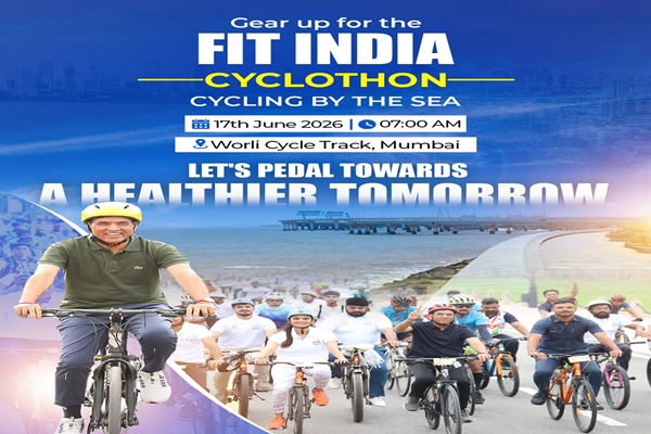 Sports Minister Mansukh Mandaviya to lead Fit India Cyclothon in Mumbai on June 17