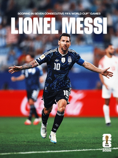 FIFA World Cup 2026: Lionel Messi becomes first to score in 7 straight World Cup games while extending goals record