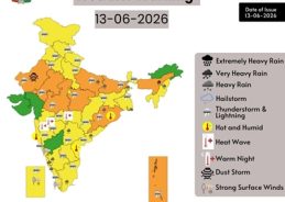 IMD forecasts heavy to very heavy rainfall over Assam and Meghalaya today