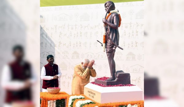 PM Modi pays tribute to Bhagwan Birsa Munda on his martyrdom day