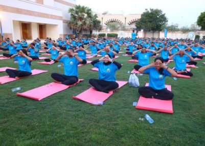 International Day of Yoga Celebrated in Muscat with Focus on Healthy Ageing