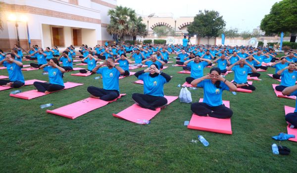 International Day of Yoga Celebrated in Muscat with Focus on Healthy Ageing
