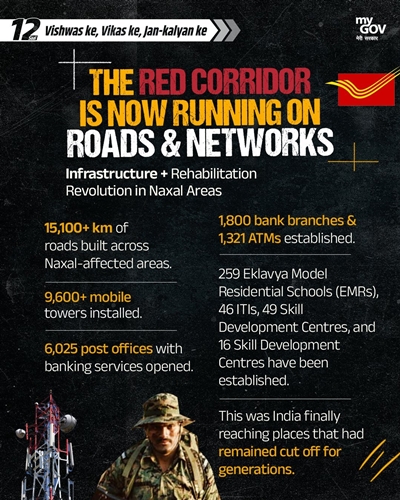 12 Years of Modi Government: Significant reduction in Naxal violence in 10 Years