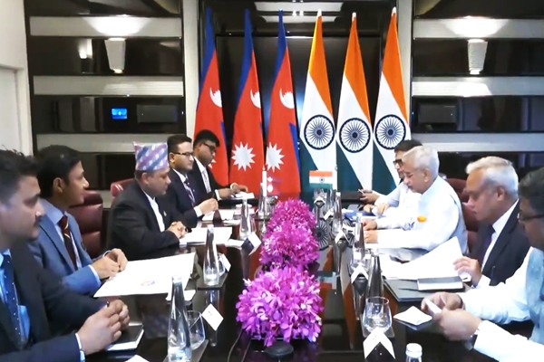 EAM Jaishankar holds talks with his Nepalese counterpart Shisir Khanal in Delhi