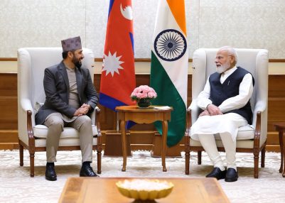 PM Modi meets Rastriya Swatantra Party Chairman Rabi Lamichhane, reaffirms Nepal as priority partner
