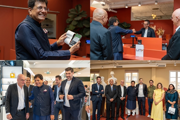 Commerce Minister Piyush Goyal launches UPI at Nice Massena in France