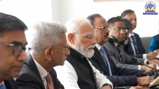 Bilateral talks underway between PM Modi & President of Seychelles Patrick Herminie in Victoria