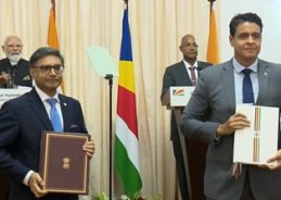 India, Seychelles sign agreements on various subjects, including health, agriculture, finance & space following delegation-level talks in Victoria