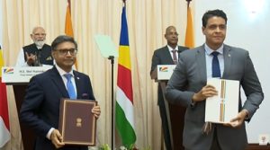 India, Seychelles sign agreements on various subjects, including health, agriculture, finance & space following delegation-level talks in Victoria