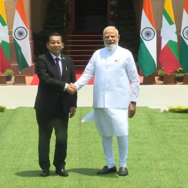 PM Modi and Myanmar President U Min Aung Hlaing hold bilateral talks in New Delhi