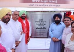 MoS Ravneet Singh lays foundation stones for two Road Over Bridge projects in Punjab’s Jalandhar