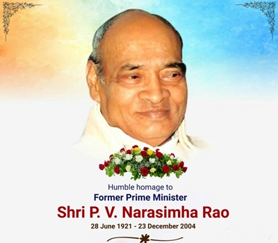 PM Modi pays tributes to India’s former PM P V Narasimha Rao on his birth anniversary today