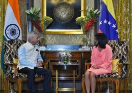 EAM Jaishankar calls on Venezuela Acting President Delcy Rodríguez in New Delhi