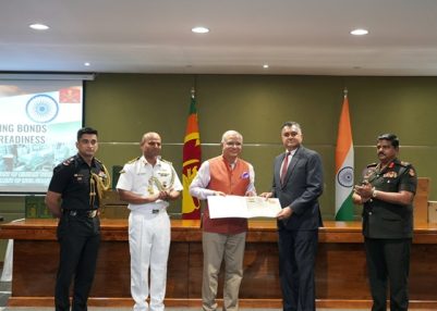 India provides military stores worth $5.5 million to Sri Lanka Army