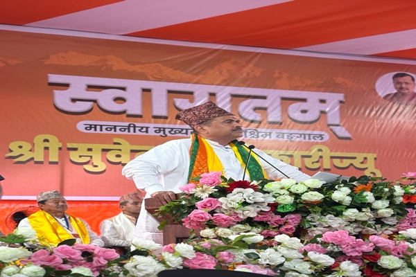 West Bengal:  CM Suvendu Adhikari promises resolution of Gorkha community issues