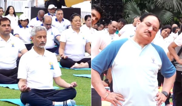 New Delhi marks International Yoga Day with participation of Union Ministers and eminent personalities