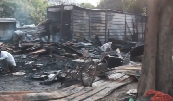 Fire breaks out at wooden shop in Delhi’s Mangolpuri area