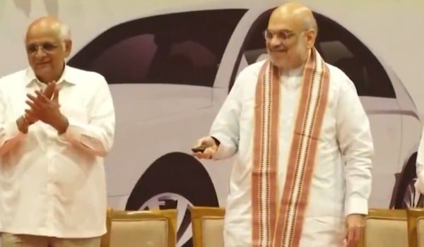 Union HM Amit Shah launches cooperative based taxi service, ‘Bharat Taxi’ in Gujarat