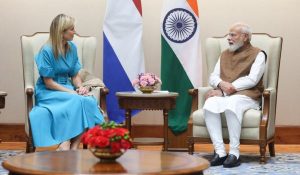Prime Minister Narendra Modi meets Queen Máxima of the Netherlands