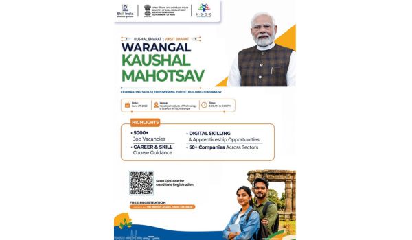 MSDE announces Kaushal Mahotsav, Warangal 2026 in Telangana