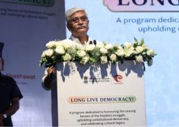 Union Minister Gajendra Singh Shekhawat attends closing ceremony of Emergency commemoration programmes