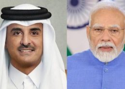 PM Modi receives telephone call from Qatar Amir Sheikh Tamim Bin Hamad Al-Thani