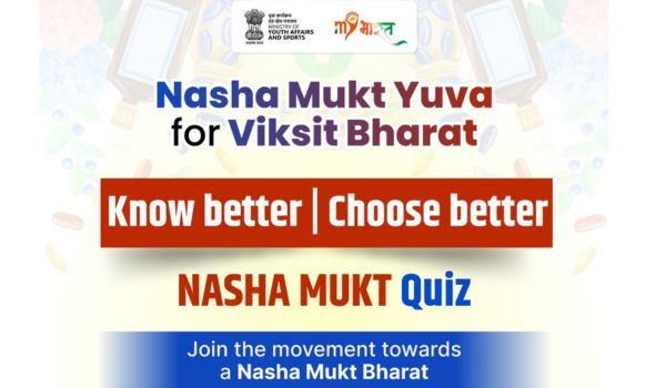 Youth Affairs Ministry to launch National Nasha Mukti Quiz on MY Bharat portal